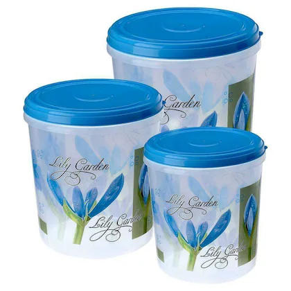 PLASTIC JAR 3 PCS