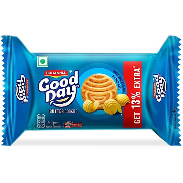 BRITANNIA GOOD DAY BUTTER COOKIES  10/RS
