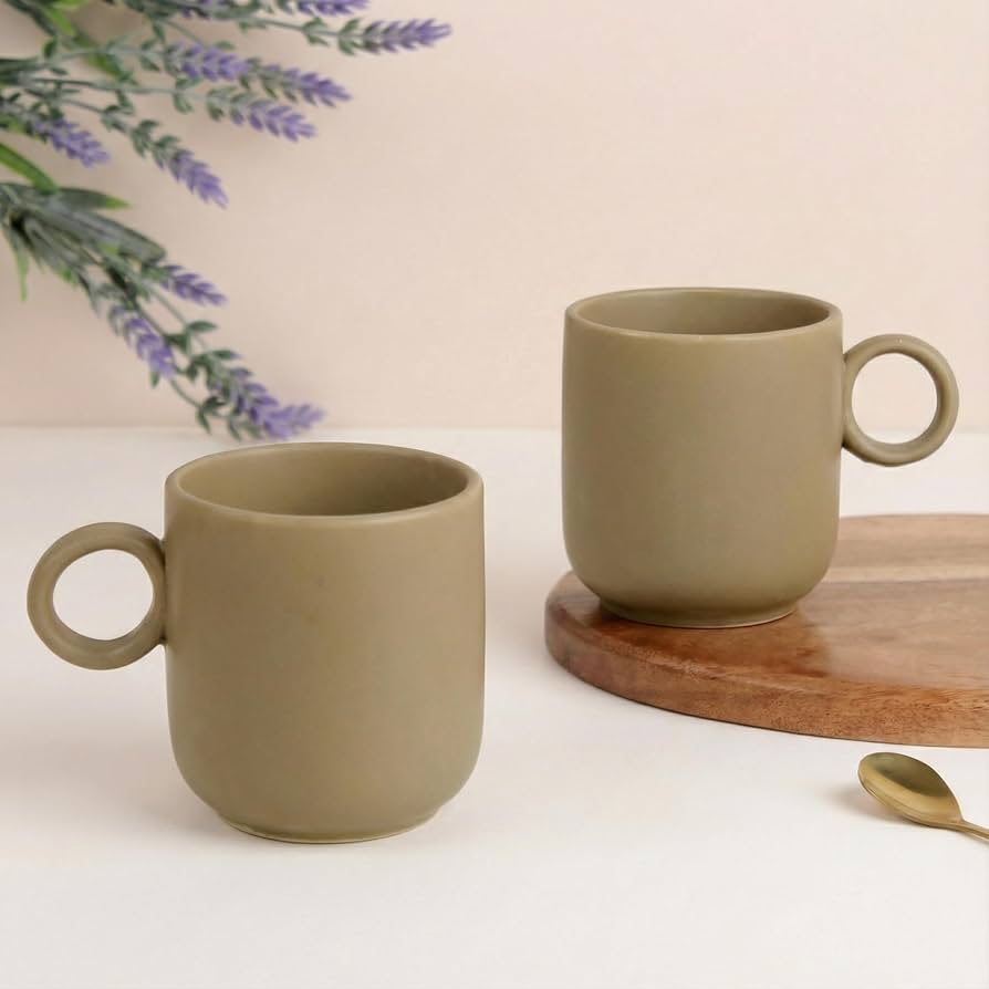 MILK MUG AND COFFE CERAMIC 40/-RS
