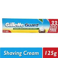 GILLETTE GUARD SHAVING CREAM 125GM