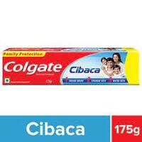 COLGATE CIBACA TOOTH PASTE 175 GM+TOOTH BRUSH FREE