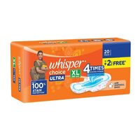 WHISPER ULTRA CHOICE XL 20 PADS