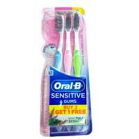 ORAL B SENSITIVE CARE TOOTHBRUSH BUY 2 GET 1