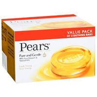 PEARS  PACK OF 3 BARS 3X125G