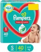 PAMPERS ANTI RASH  S 40PANTS
