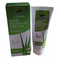 PURE ROOTS HAIR REMOVAL CREAM WITH ALOE VERA & VITAMIN E (60G)