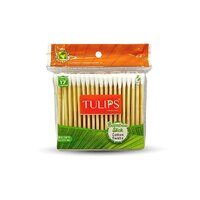 TULIPS COTTON SWABS BAMBOO STICKS