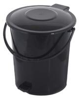 Plastic Dustbin BLACK COLOR (10 Liters)